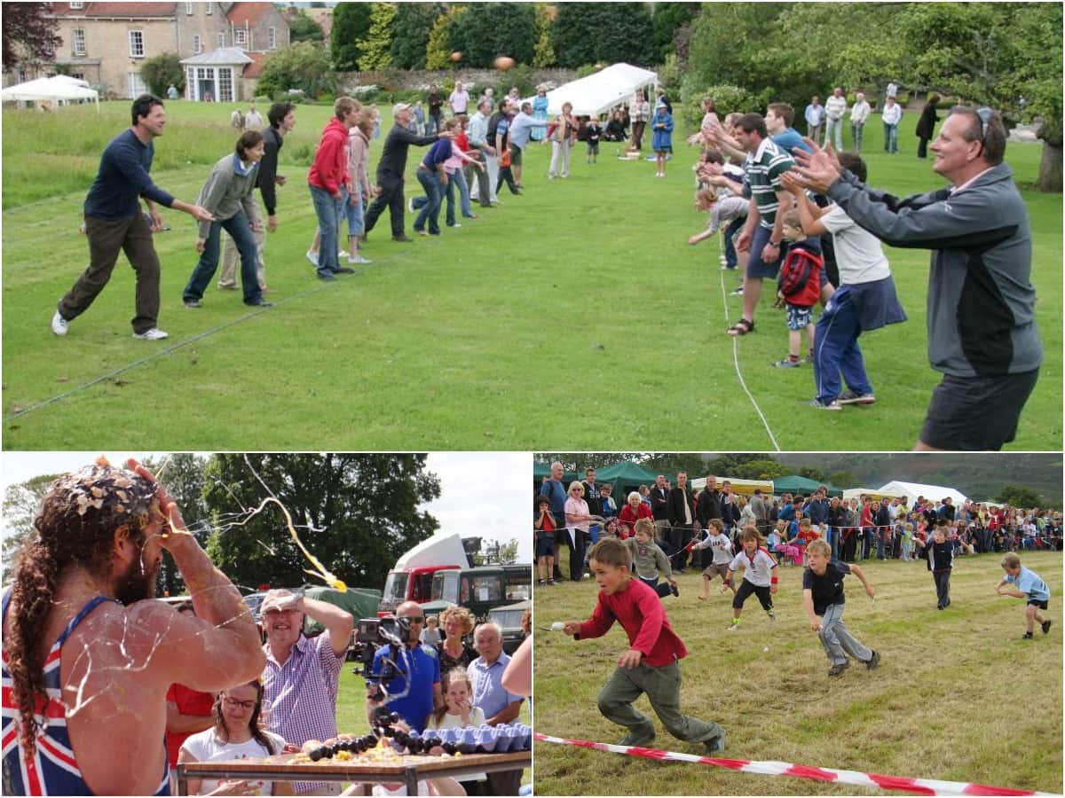 странные соревнования. парад спортсменов. кануполо. самый спортивный ученик. челночный бег в легкой атлетике.